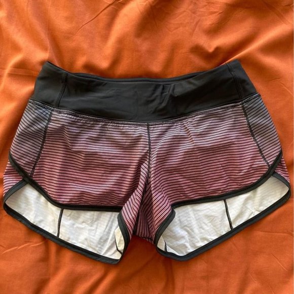 Lulu Lemon Patterned Runner Shorts - Picture 1 of 1